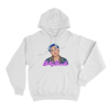 Jelly Frucik Portrait Unisex Hoodie White