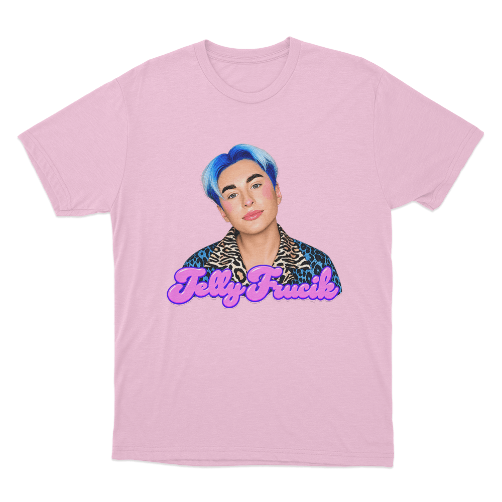 Jelly Frucik Portrait Unisex T Shirt Pink Jelly Frucik Portrait Unisex T Shirt Pink