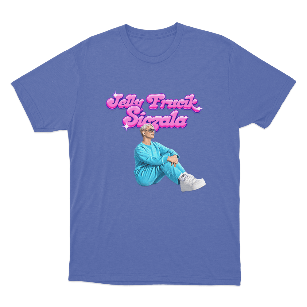 Jelly Frucik Siczala Portrait Unisex T Shirt Blue Jelly Frucik Siczala Portrait Unisex T Shirt Blue