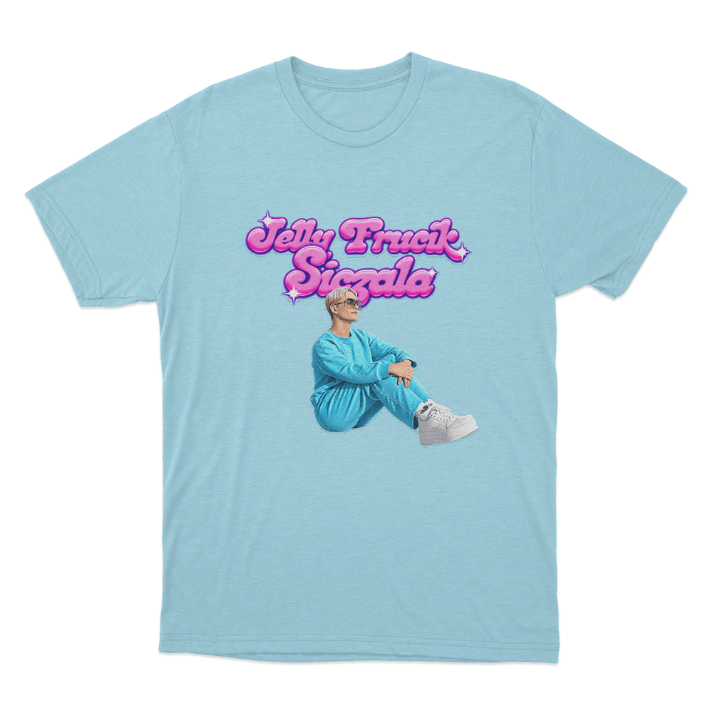 Jelly Frucik Siczala Portrait Unisex T Shirt Sky Blue Jelly Frucik Siczala Portrait Unisex T Shirt Sky Blue