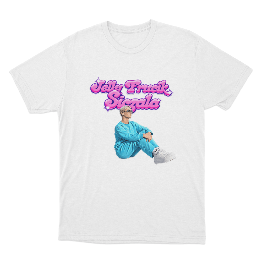 Jelly Frucik Siczala Portrait Unisex T Shirt White Jelly Frucik Siczala Portrait Unisex T Shirt White