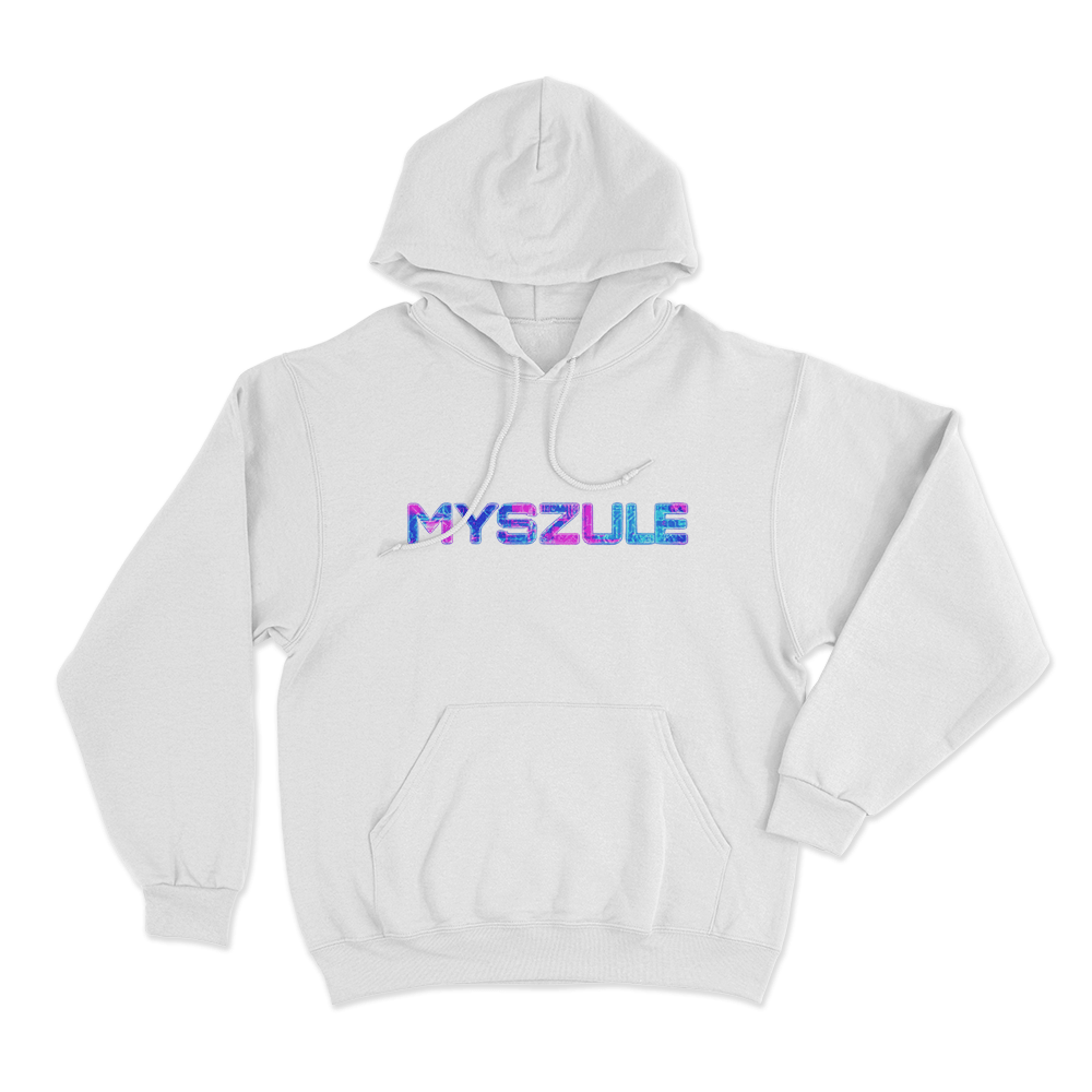 Myszule Unisex Hoodie White Myszule Unisex Hoodie White