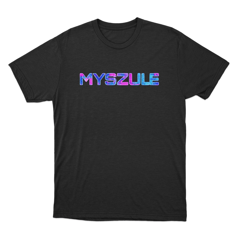 Myszule Unisex T Shirt Black Myszule Unisex T Shirt Black