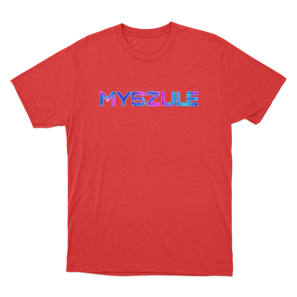 Myszule Unisex T Shirt Red Myszule Unisex T Shirt Red