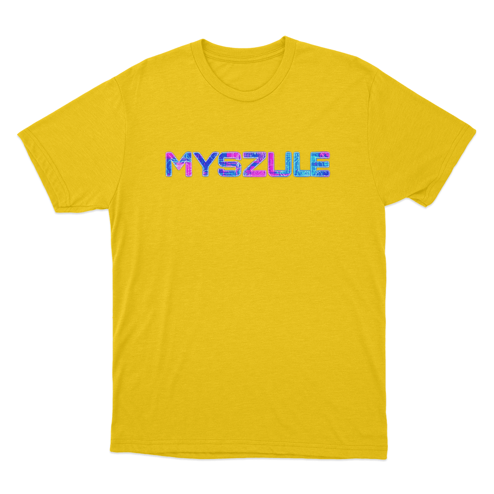 Myszule Unisex T Shirt Yellow Myszule Unisex T Shirt Yellow
